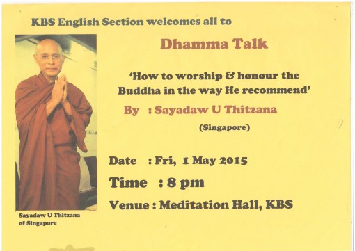 WESAK DHARMA TALK